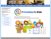 Tablet Screenshot of kizclub.com
